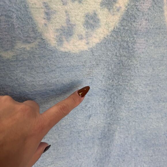 Biederlack Acrylic Blend Throw Blanket Pastels Reversible Cottage Hearts Kawaii - Picture 6 of 9